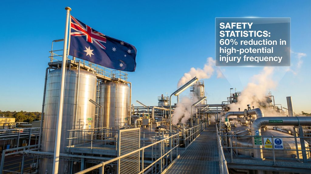 South32 Worsley Alumina refinery safety improvements.