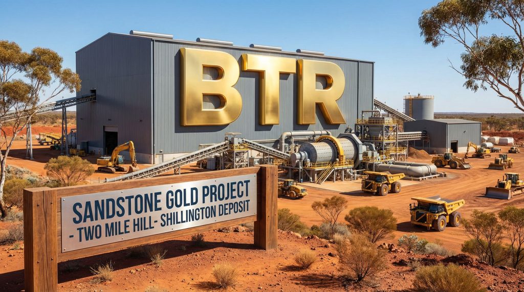 Brightstar Resources Ltd-BTR-BTR Sandstone Gold Project facility exterior.