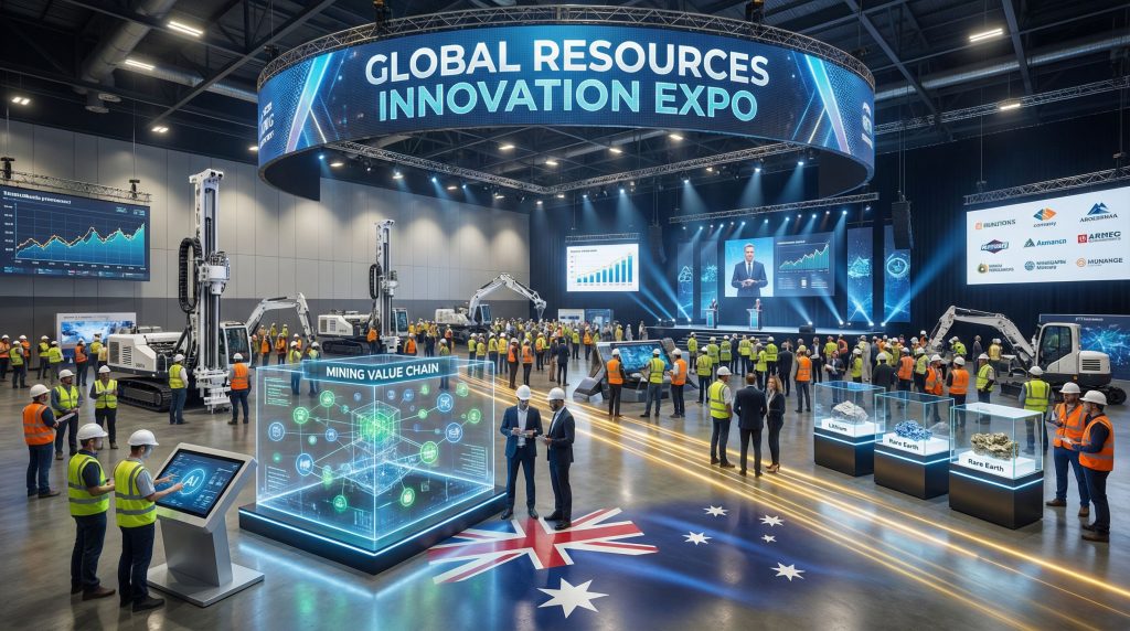 Global Resources Innovation Expo showcasing technology.