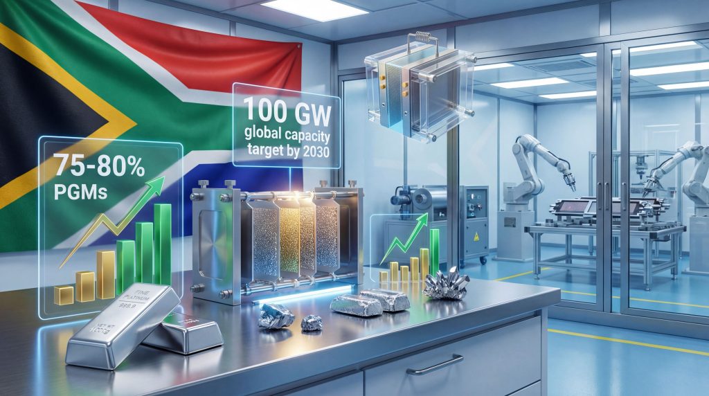Laboratory showcasing South Africa's platinum hydrogen advancements.