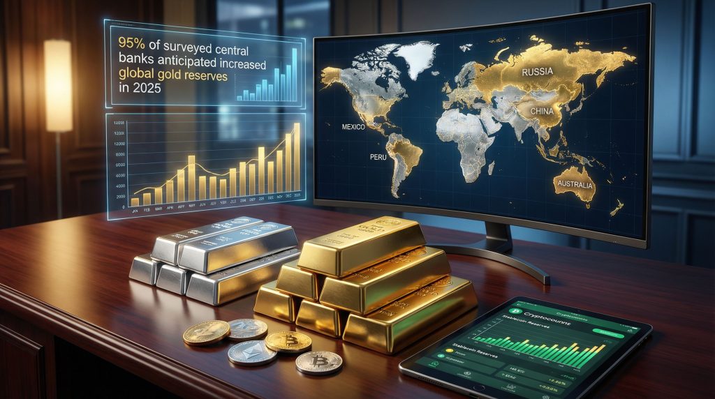 Gold and silver prices, geopolitical impact visualized.