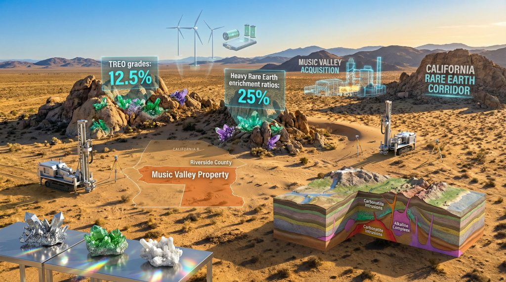 Dateline Acquires Music Valley Rare Earths Project