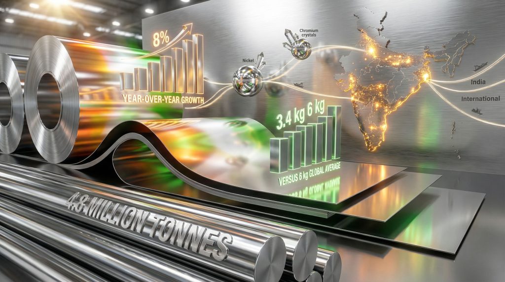 India stainless steel growth and insights.