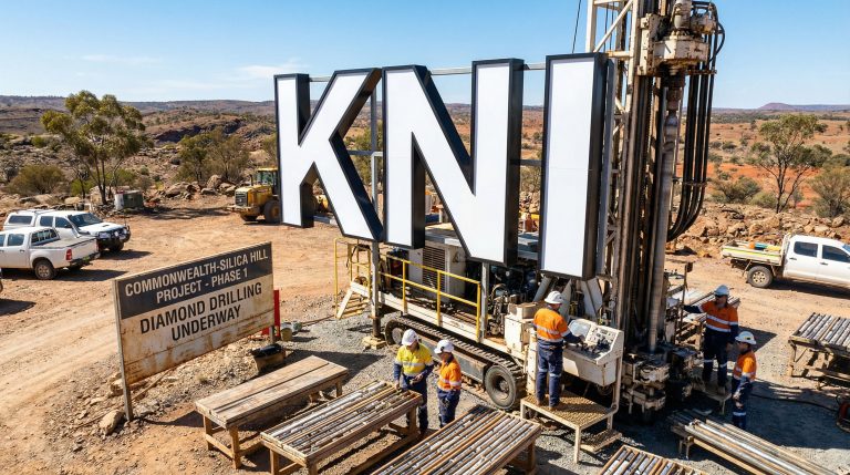 Kuniko Ltd-KNI-KNI drilling project at Commonwealth-Silica Hill.