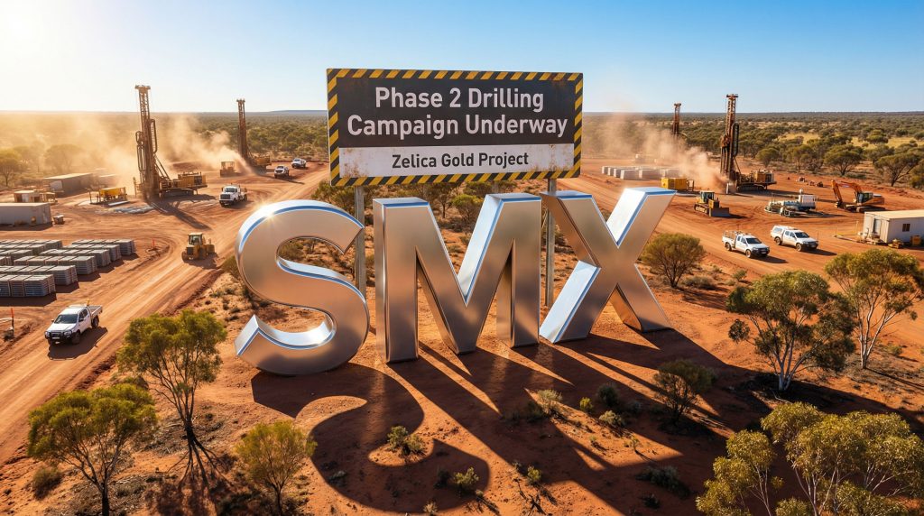 Strata Minerals Ltd-SMX-SMX Zelica Gold Project drilling site.