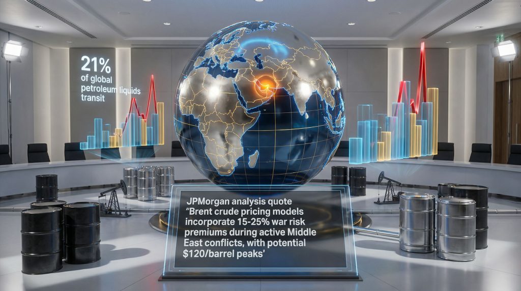 Global oil prices affected by Iran conflict.
