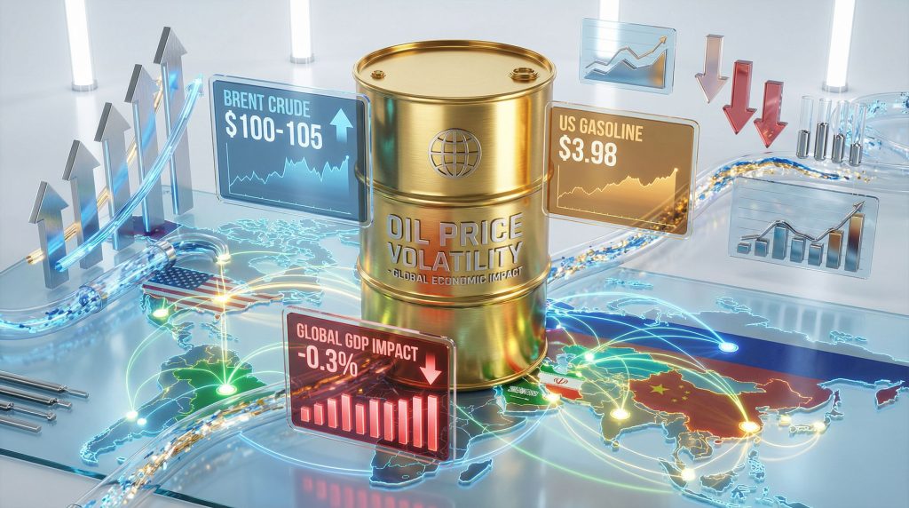 Oil price volatility influenced by Iran conflict.