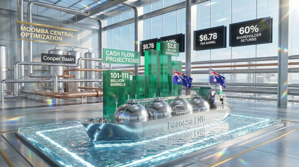 Santos valuation influenced by cash flow projections.