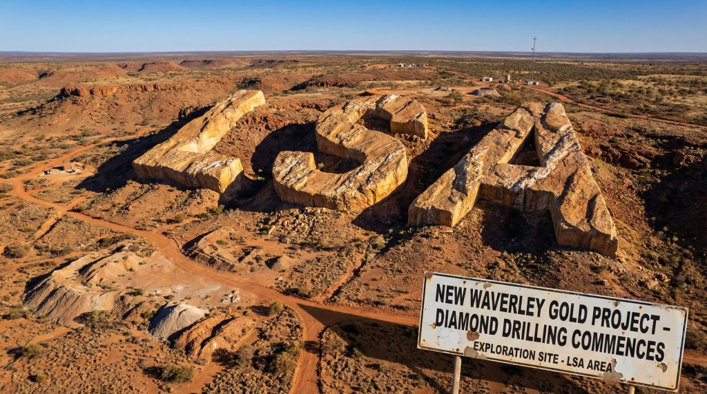 Lachlan Star Ltd-LSA-LSA site with large rock letters.