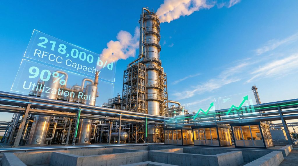 Dangote Refinery RFCC operations nearing capacity.