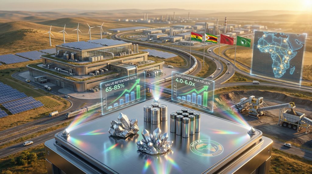 Strengthening mining value chains in Africa: futuristic infrastructure.
