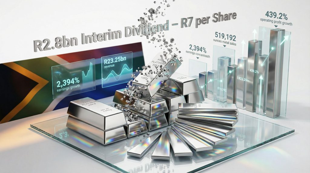 Northam Platinum interim dividend; financial growth.