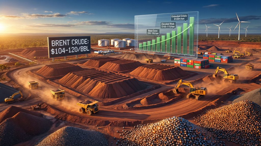 Iron-ore mine with rising fuel costs.