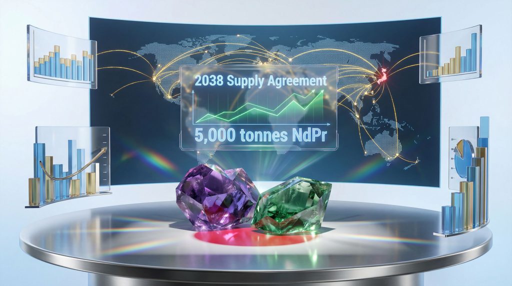 Lynas locks Japanese rare earths supply agreement.