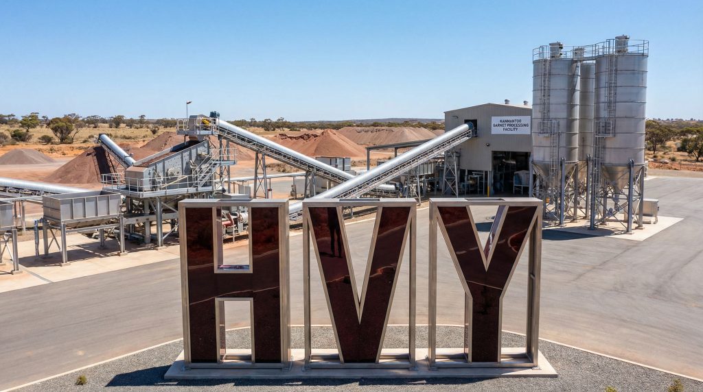 Heavy Minerals Ltd-HVY-Kanmantoo Garnet Processing Facility exterior view.