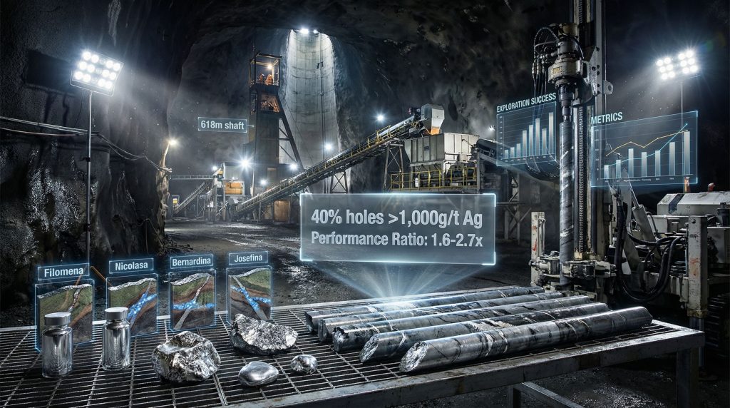 Pan American Silver's La Colorada mine exploration.