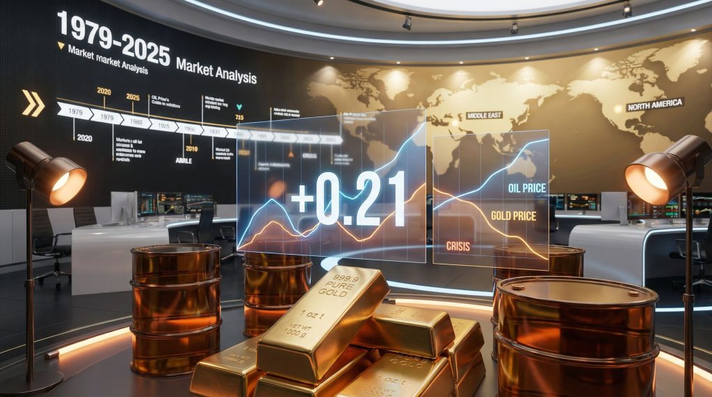 Market analysis depicting gold price drop.