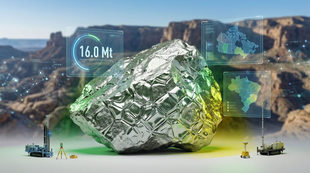 Canada and Brazil AI nickel exploration collaboration.