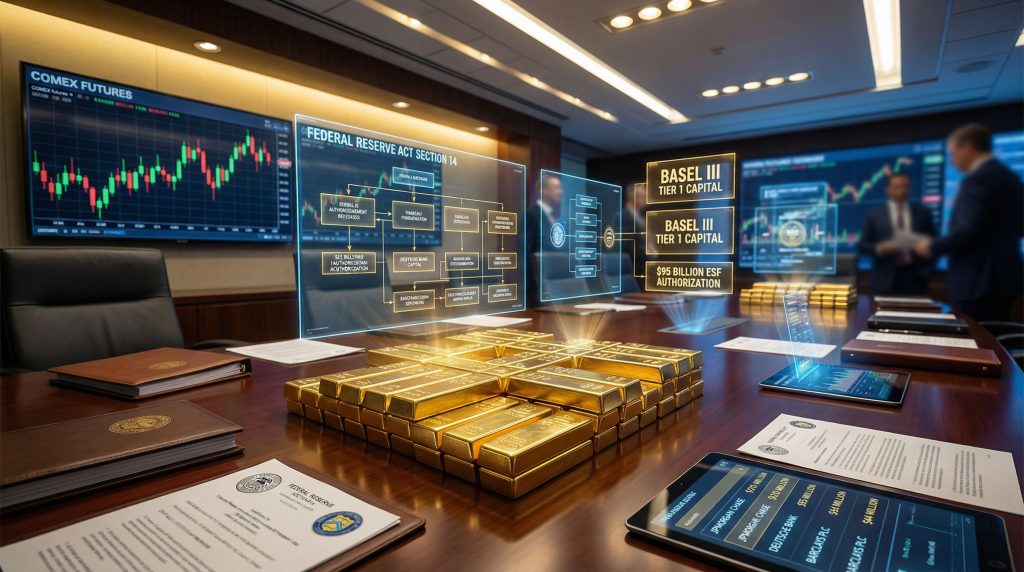 Gold market manipulation in financial meeting.