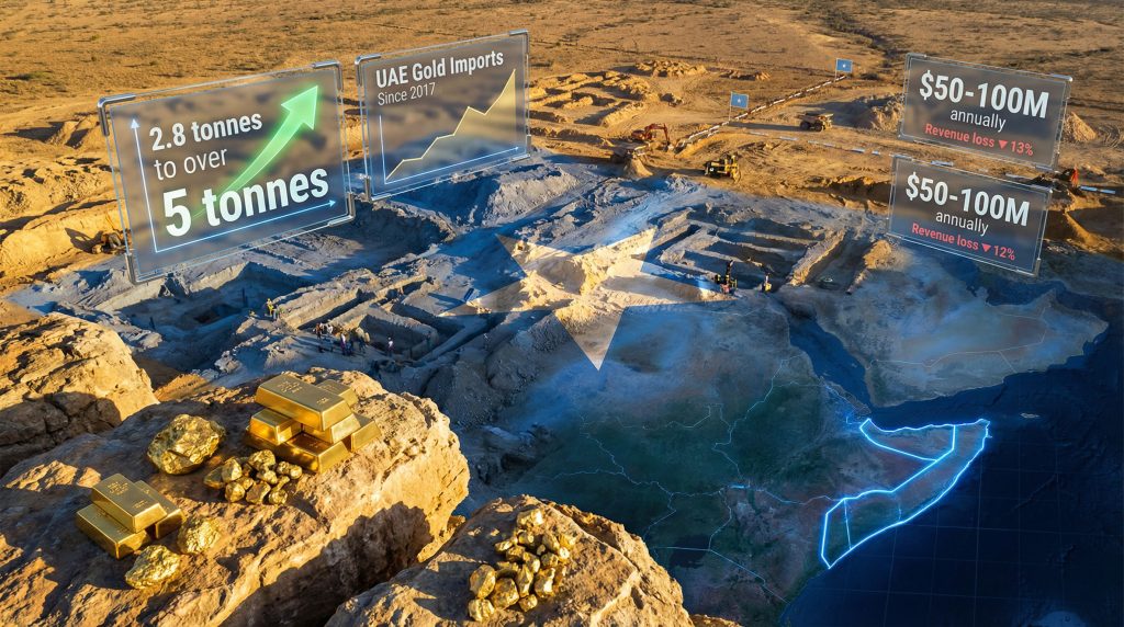 Somalia's unregulated gold mining operations.