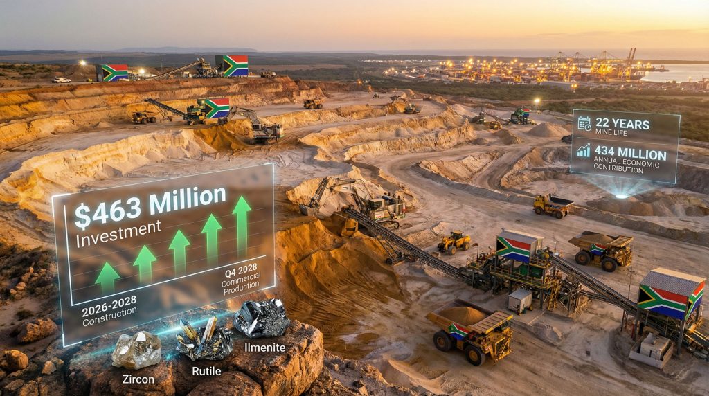 Rio Tinto South Africa mine investment plan.