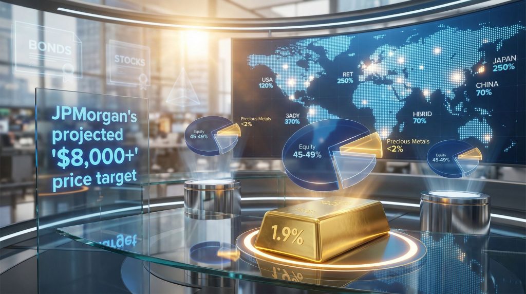 Investment charts highlight why most investors own so little gold.