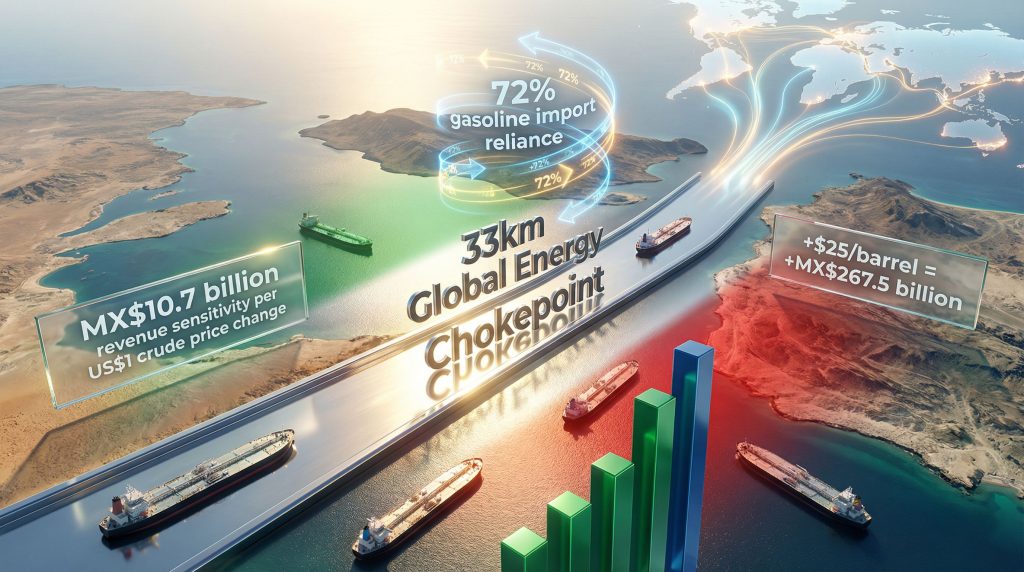 Strait of Hormuz closure impacts Mexico economically.