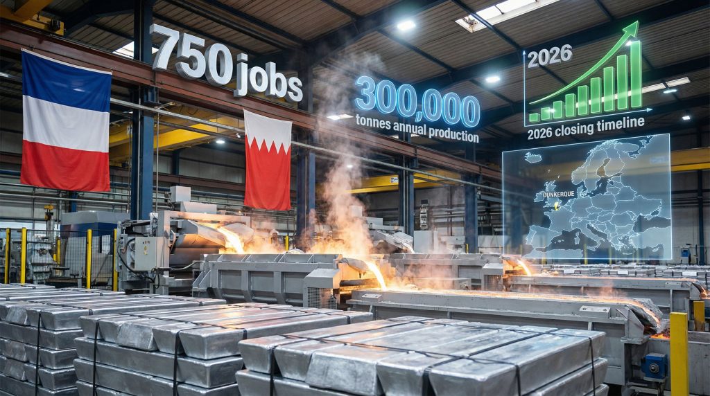 Aluminium Dunkerque sale discussions with Bahrain.