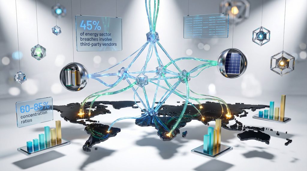 Supply chain resilience visualized in energy.