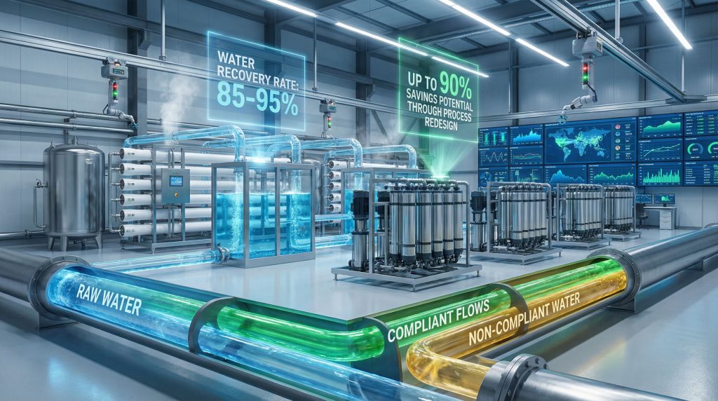 Advanced system for sustainable water management.