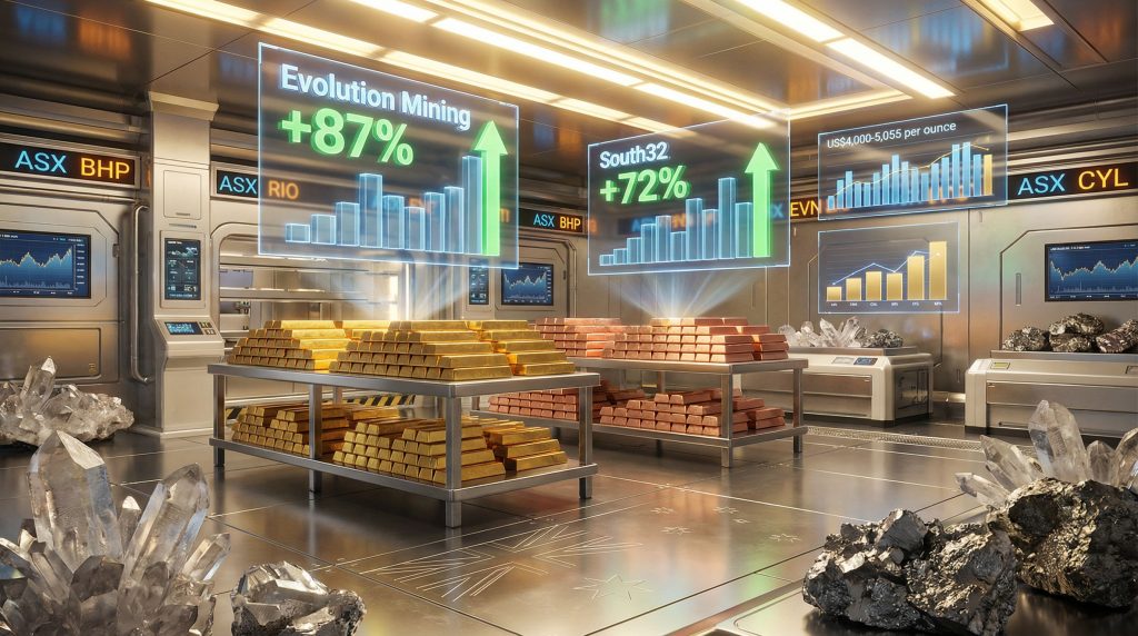 ASX mining stocks 2026 projections, rising trends.