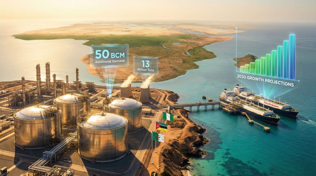 Africa LNG infrastructure addressing Ukraine energy needs.