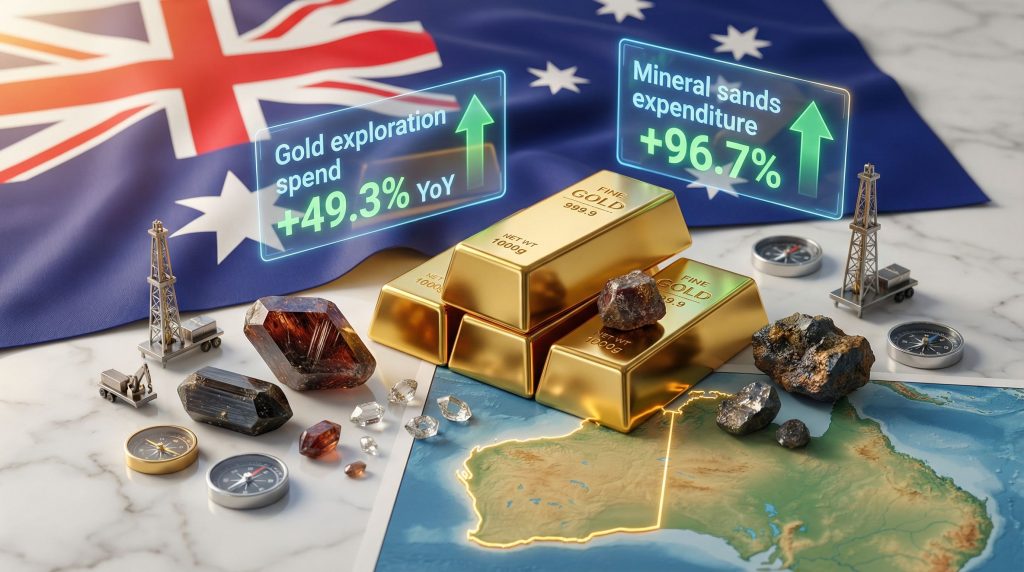 Australian exploration sees drilling surge growth.