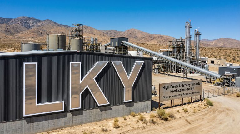 Locksley Resources Ltd-LKY-High-Purity Antimony Trioxide production facility exterior.