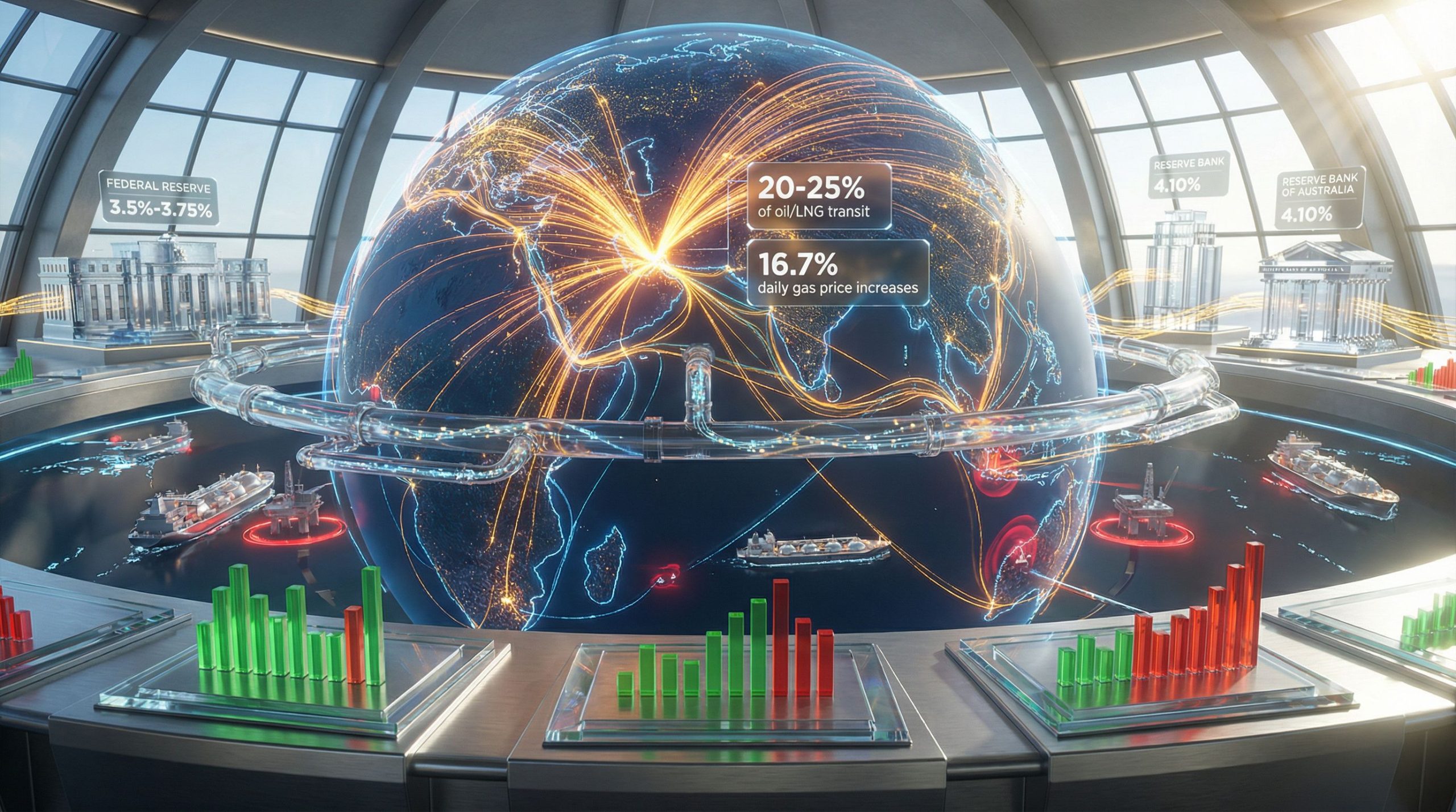 Global impact of Middle East energy strikes.