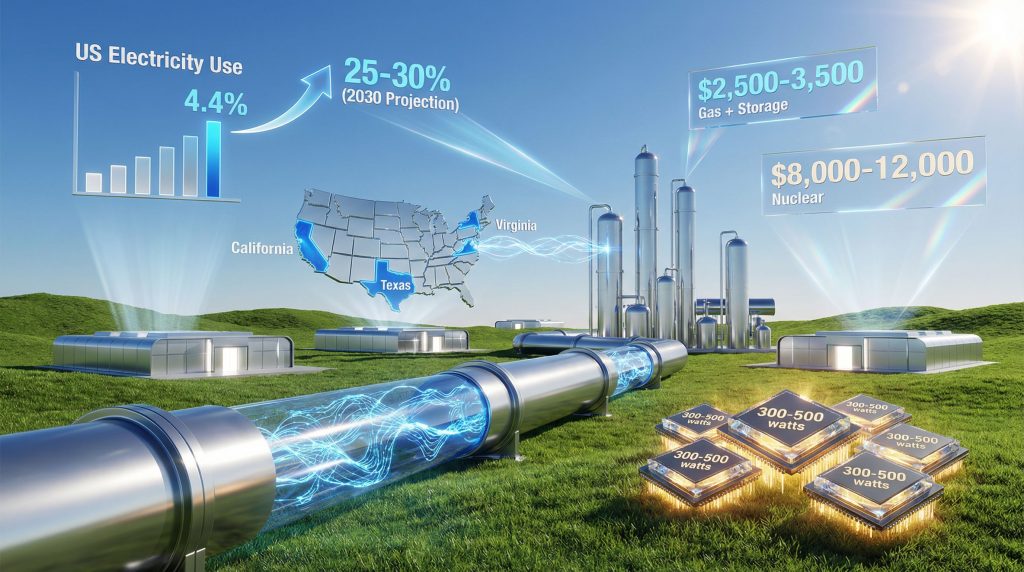 A.I. and gas impact energy projections.