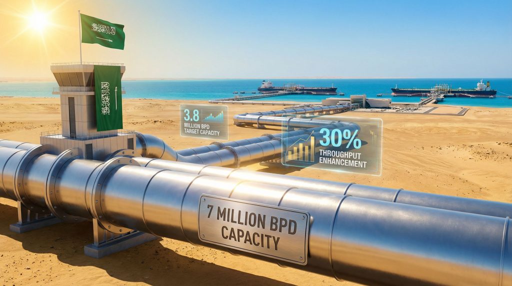 Saudi Red Sea oil export infrastructure.