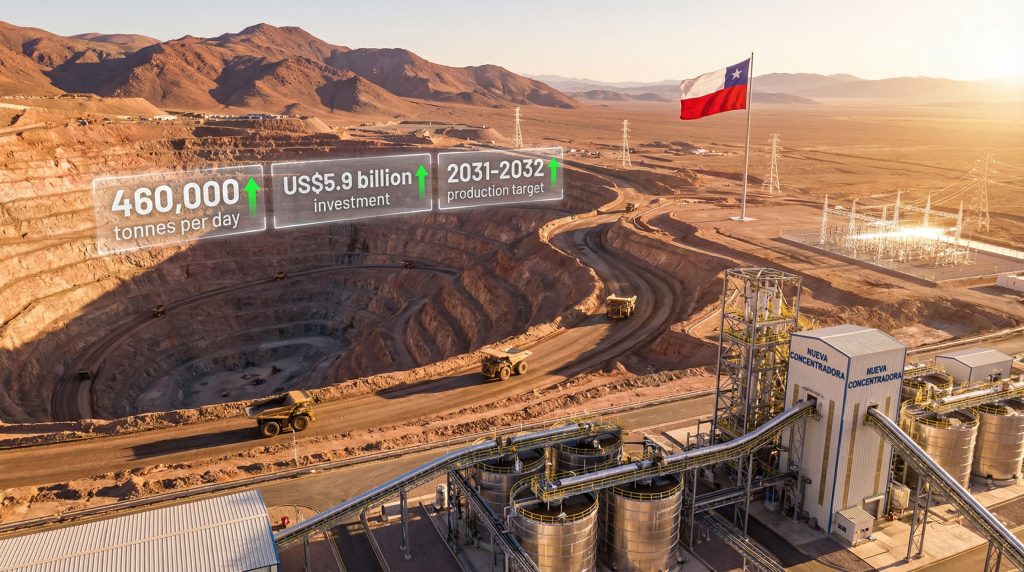 BHP Escondida project SEIA mining operations overview.