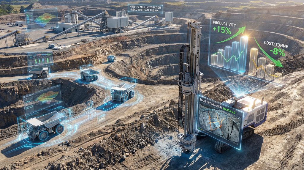 AI-driven mining technology boosts productivity.