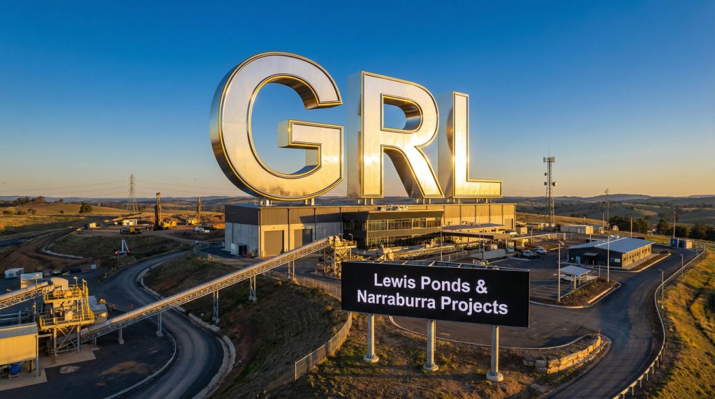 Godolphin Resources Ltd-GRL-GRL mining facility at sunset.