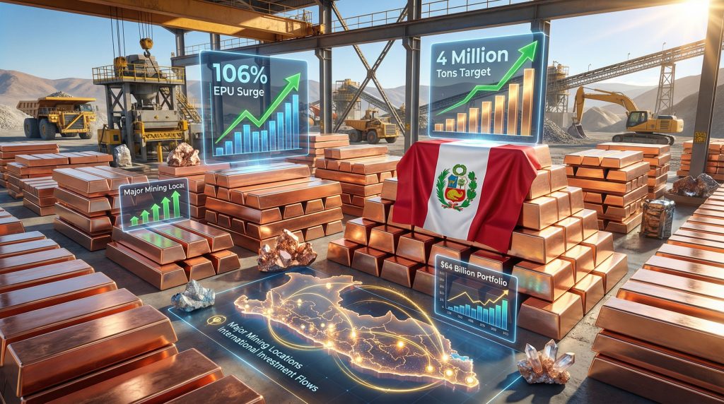 Peru boosts copper and transition mineral investment.
