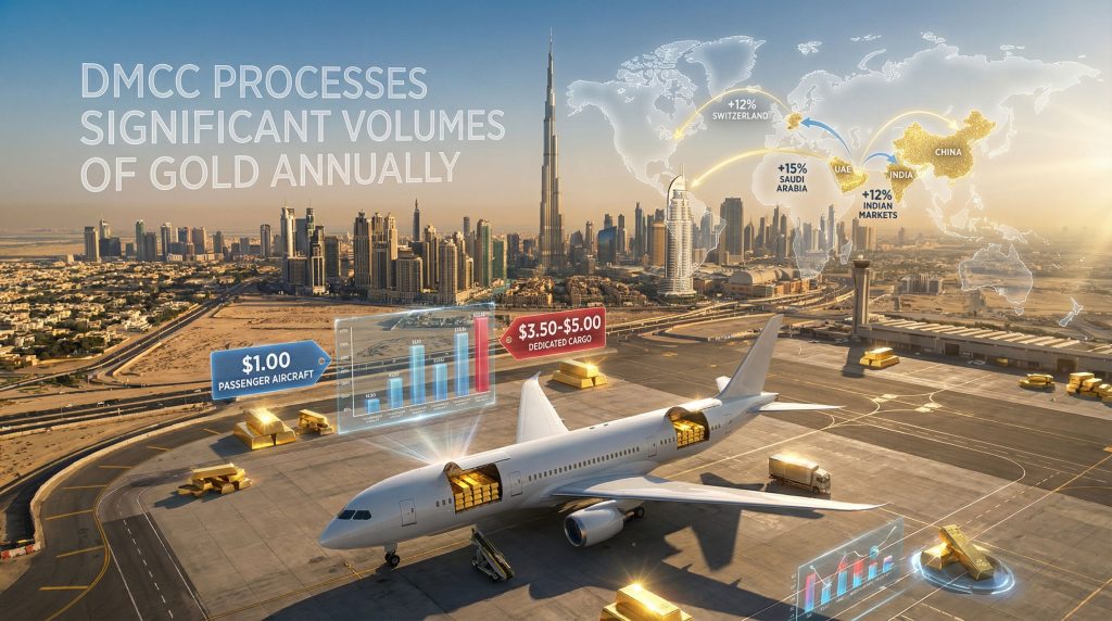 Dubai gold shipments highlight Middle East tensions.