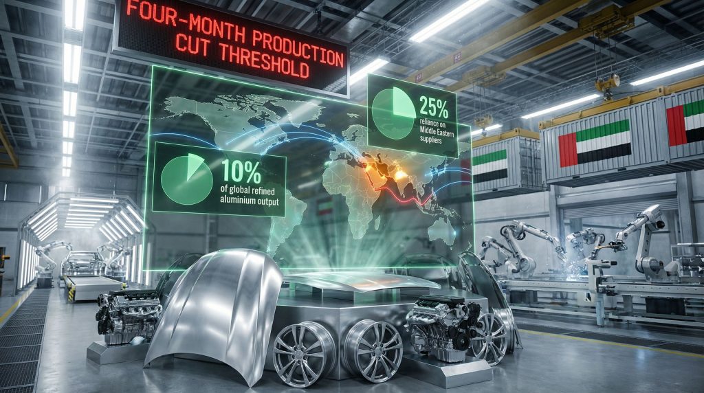 Automakers accelerating aluminium stockpiling strategy.