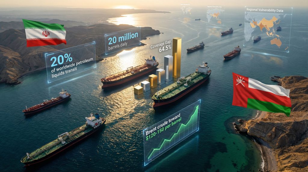 Impact of Strait of Hormuz closure on oil.