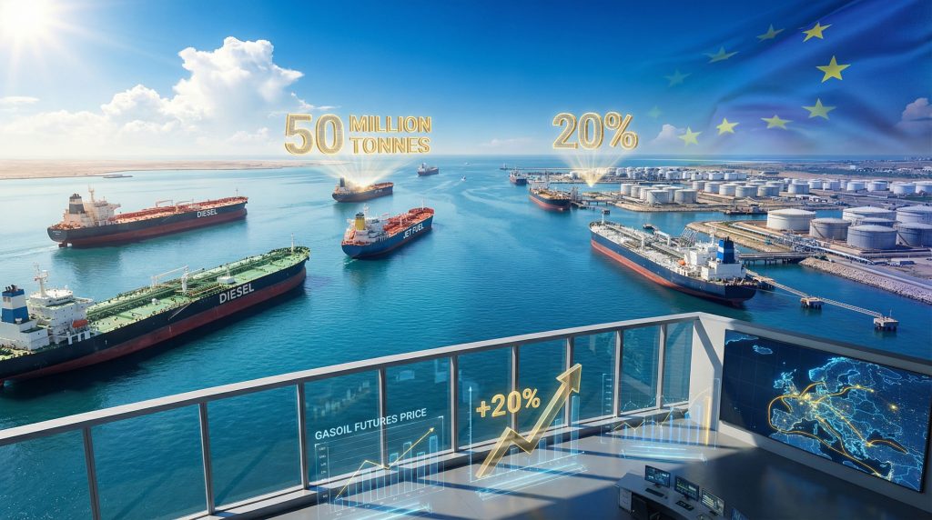 Ships transporting distillates amid rising Hormuz risks.
