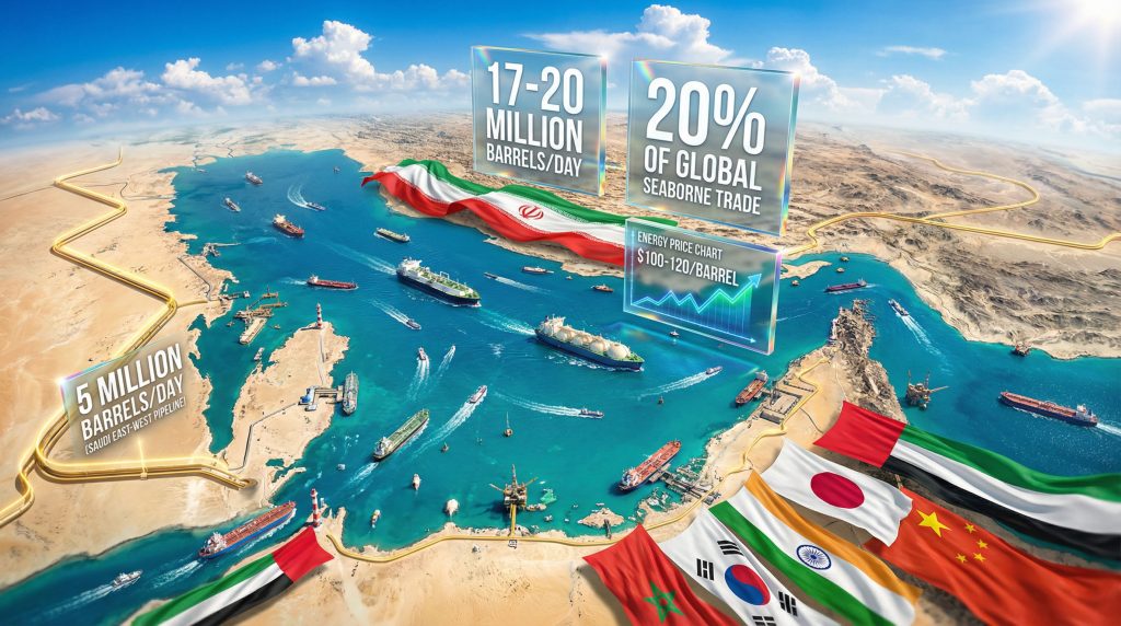 Impact of closure of the Strait of Hormuz.