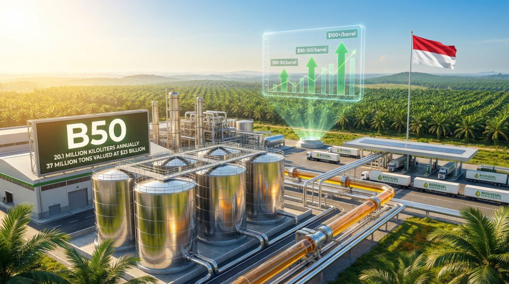 Indonesia B50 biodiesel mandate fueling innovation.