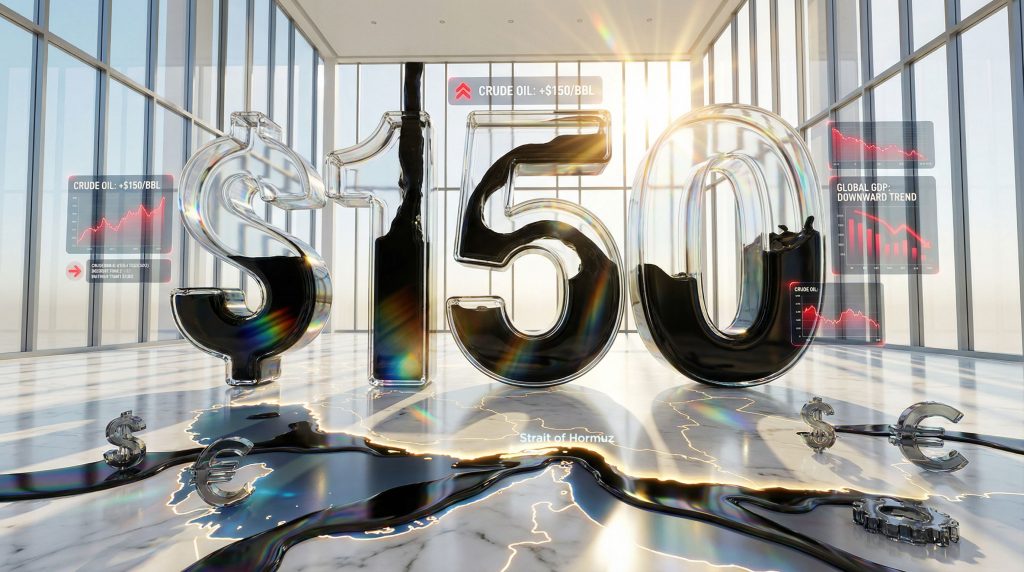 Oil price surge sparks global recession concerns.