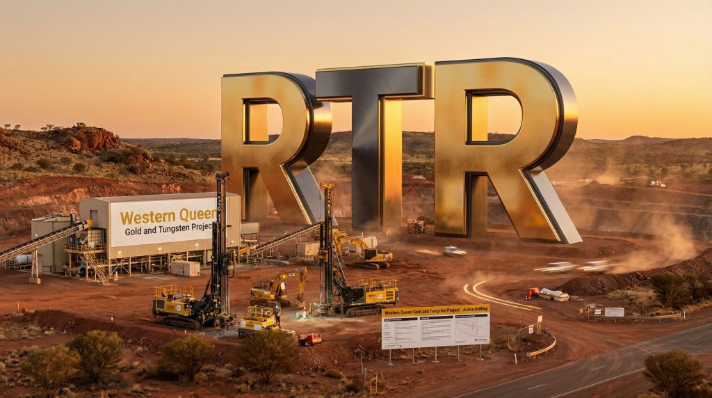 Rumble Resources Ltd-RTR-RTR mining project at sunset.