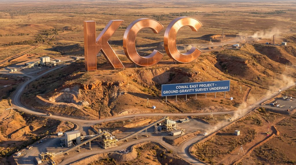 Kincora Copper Chess Depositary Interests 1:1-KCC-KCC mining project landscape, aerial view.